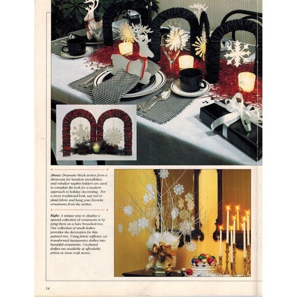 CHRISTMAS YEAR-ROUND NEELDEWORK & CRAFT IDEAS NOV./DEC. 1990, VOL. 1, NO. 6 - Picture 3 of 3